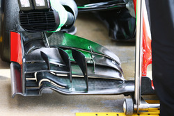 Haas F1 Team VF-16, dettaglio dell'ala anteriore
