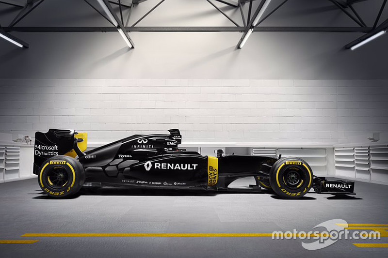 Renault RS16, wie vorgestellt am 3. Februar 2016
