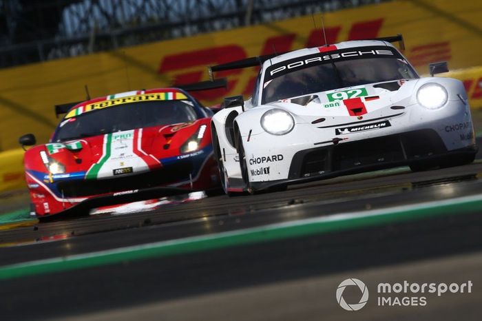 #92 Porsche GT Team Porsche 911 RSR: Michael Christensen, Kevin Estre,   