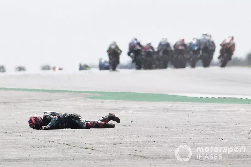 Fabio Quartararo, Petronas Yamaha SRT crash