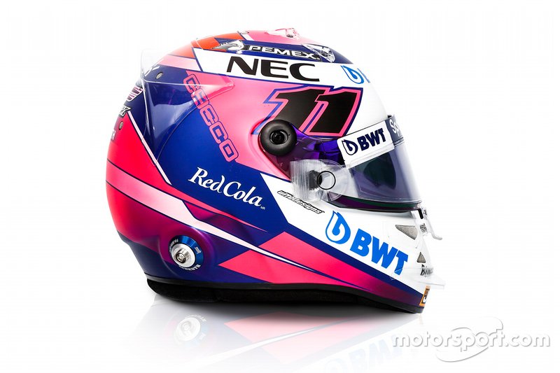 Casco 2019 de Sergio Pérez