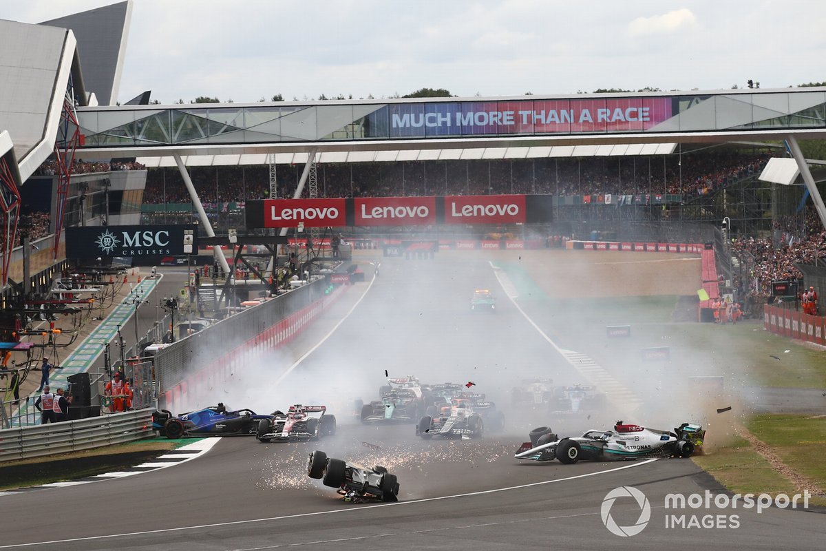 Zhou Guanyu said he received a lot of support from his peers after his Silverstone crash.