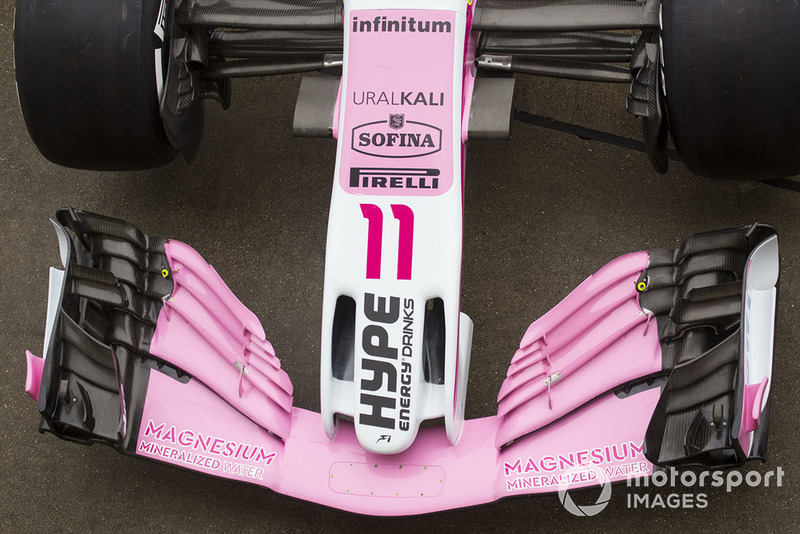 Hidung dan sayap depan Racing Point Force India VJM11