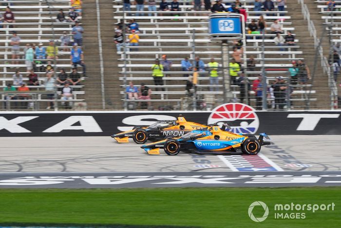 Patricio O'Ward, Arrow McLaren Chevrolet, Felix Rosenqvist, Arrow McLaren Chevrolet