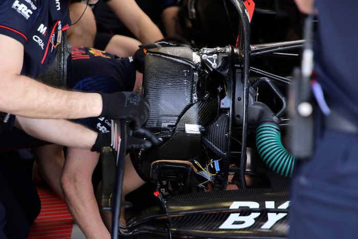 Freno delantero del Red Bull Racing RB19