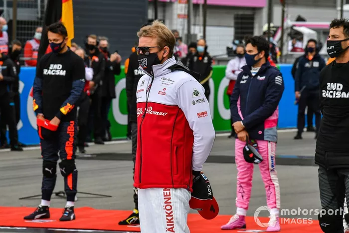 Kimi Raikkonen, Alfa Romeo, en apoyo de la campaña 
