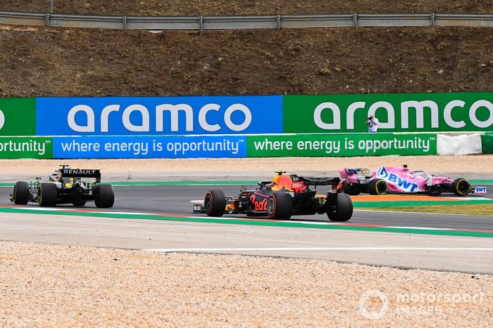 Lance Stroll, Racing Point RP20, Esteban Ocon, Renault F1 Team R.S.20, Alex Albon, Red Bull Racing RB16
