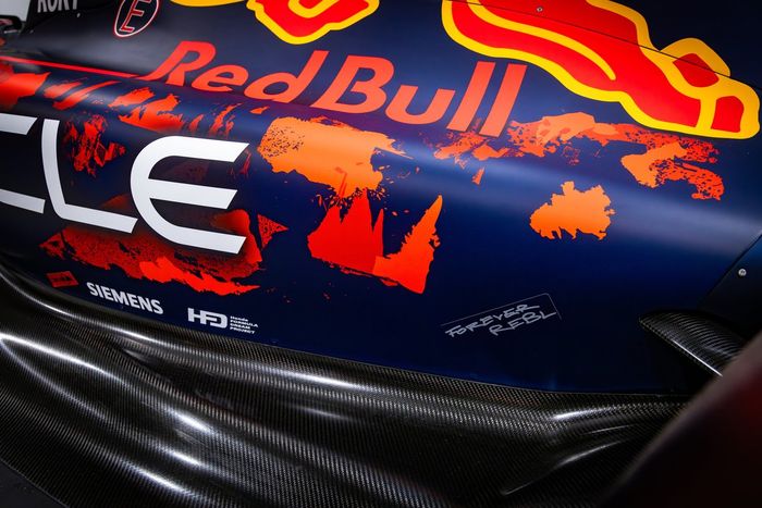 Red Bull Racing RB20 librea para el GP de Gran Bretaña