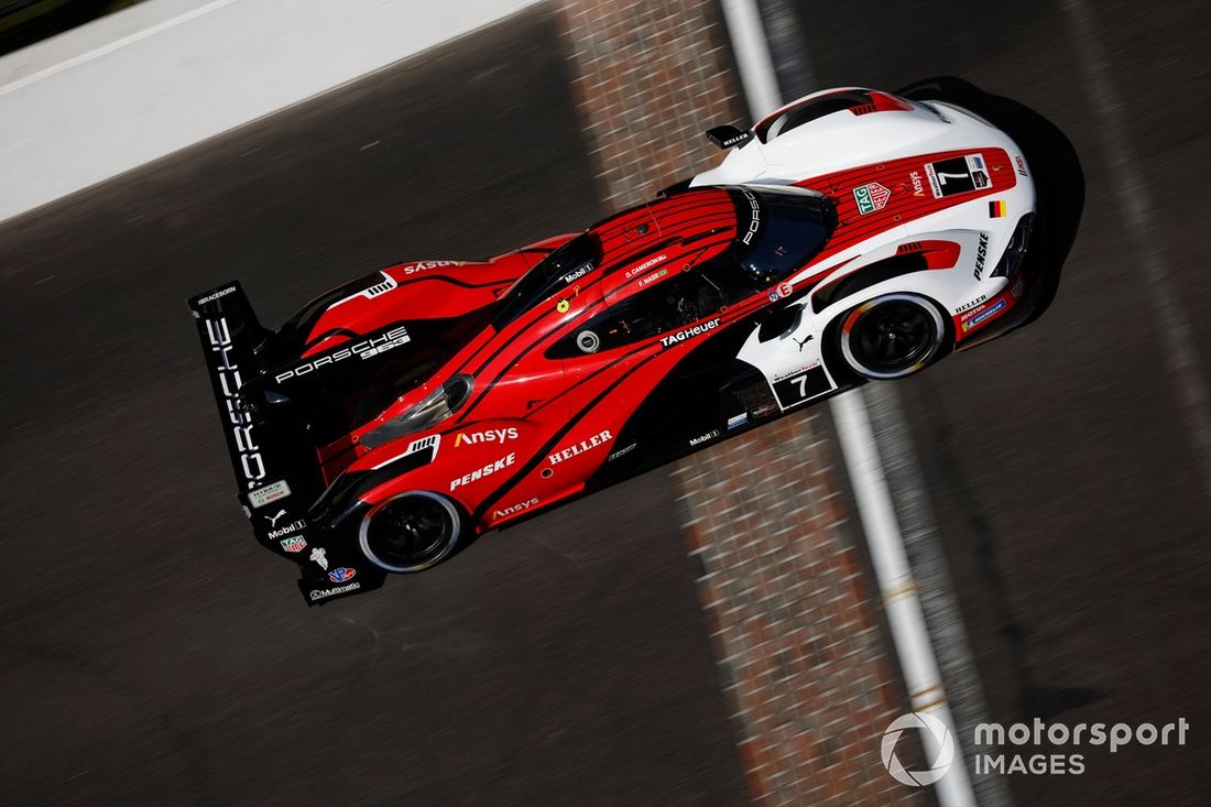 #7 Porsche 963 del equipo Penske Motorsport: Dane Cameron, Felipe Nasr