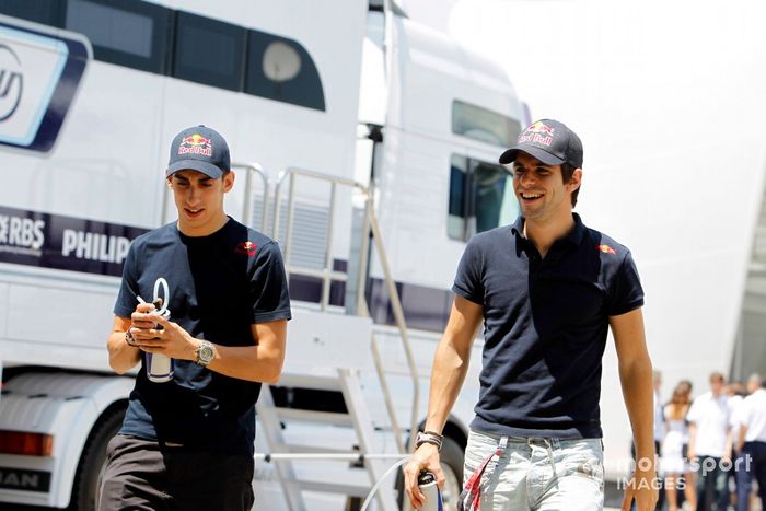 Sebastien Buemi, Toro Rosso, y Jaime Alguersuari, Toro Rosso