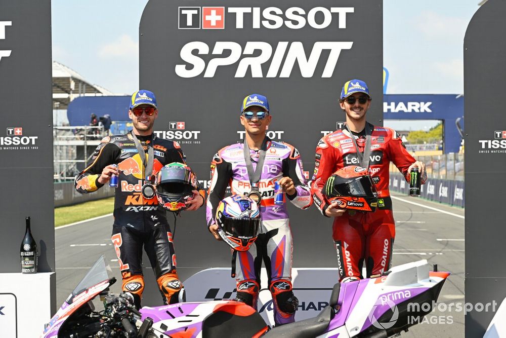 Brad Binder, Red Bull KTM Factory Racing, Jorge Martin, Pramac Racing, Francesco Bagnaia, Ducati Team