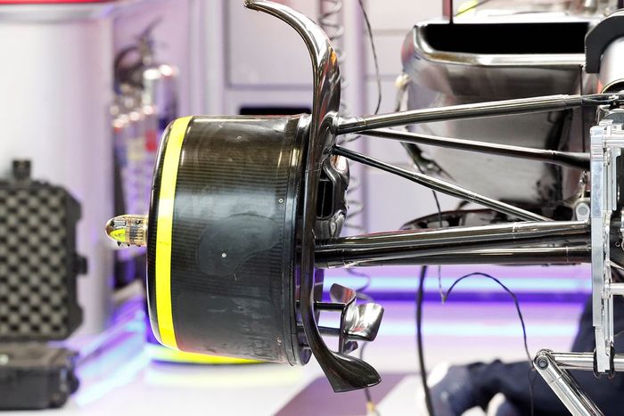 Detalle del tambor de freno del Red Bull Racing RB19