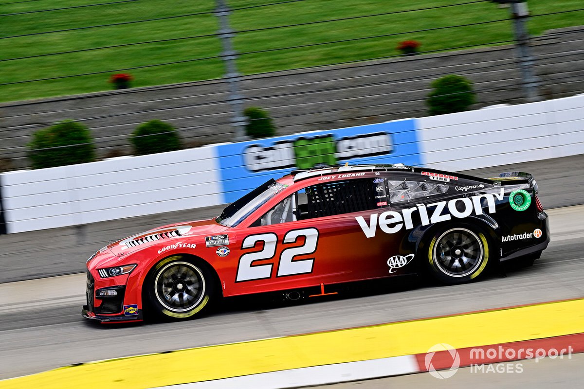 Joey Logano, Team Penske, Verizon 5G Ford Mustang