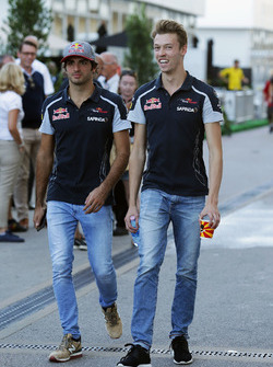 Carlos Sainz Jr, Scuderia Toro Rosso con Daniil Kvyat, Scuderia Toro Rosso