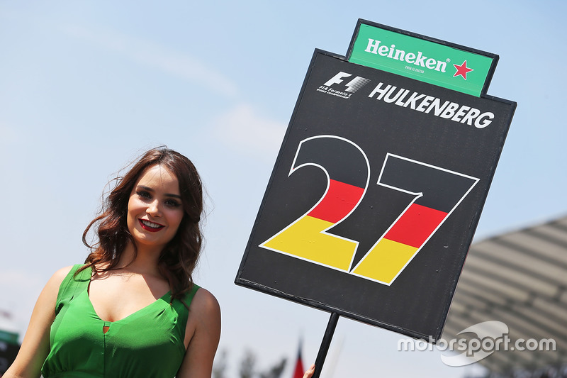 Gridgirl für Nico Hülkenberg, Sahara Force India F1