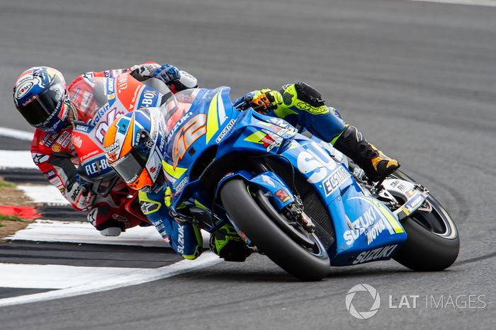 Alex Rins, Team Suzuki MotoGP, sliding