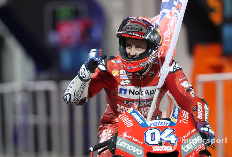 Il vincitore della gara Andrea Dovizioso, Ducati Team