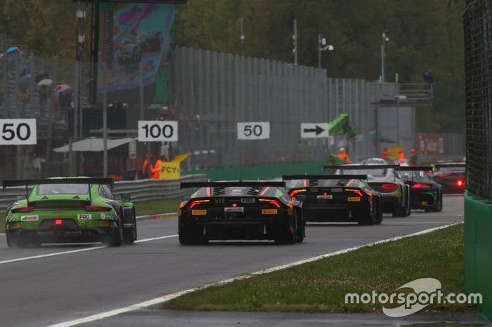 Acción de carrera en Monza