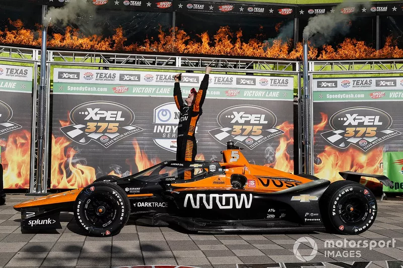 Ganador Patricio O'Ward, Arrow McLaren SP Chevrolet
