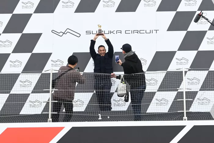 市川團十郎・新之助親子 鈴鹿サーキット訪問
