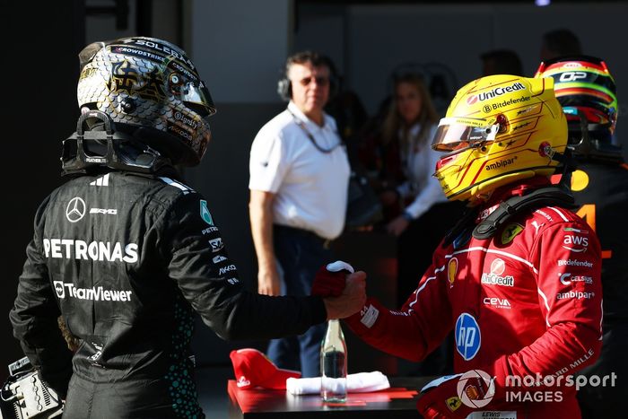 Lewis Hamilton, Ferrari, George Russell, Mercedes