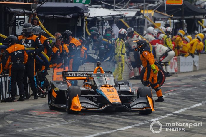 Patricio O'Ward, Arrow McLaren SP Chevrolet, Pit Stop