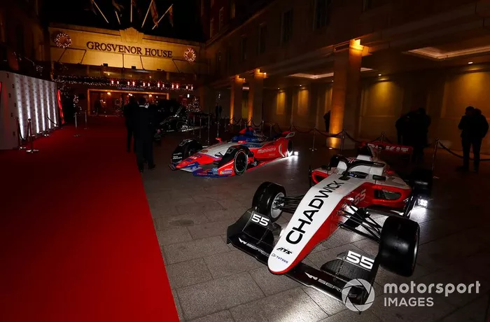 Los coches de la W Series y la Fórmula E