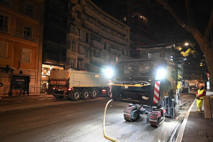 Préparatifs du Grand Prix de Monaco