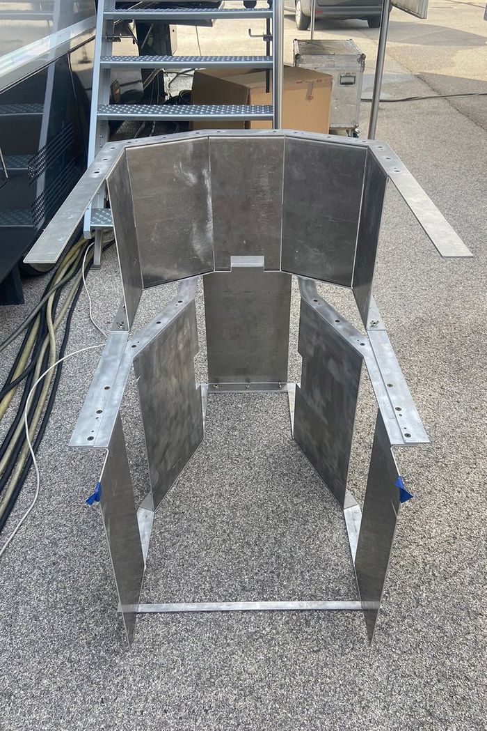 Pieza para homologar los carenados de MotoGP