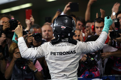 Nico Rosberg, Mercedes AMG F1 feiert seinen WM-Titel im Parc Ferme