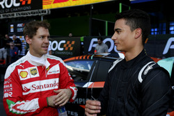Sebastian Vettel and Pascal Wehrlein