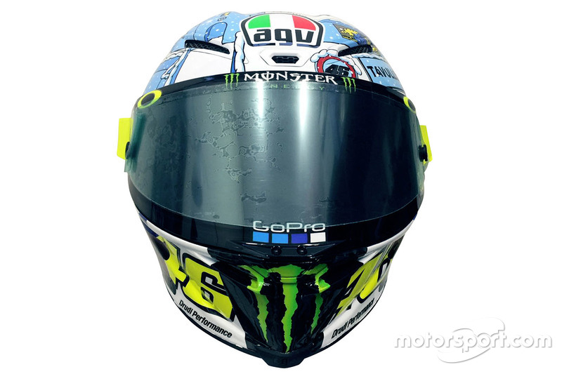 Helm van Valentino Rossi, Yamaha Factory Racing