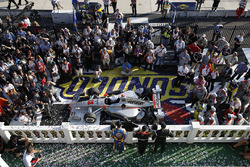 Podium: winner Will Power, Team Penske Chevrolet, second place Josef Newgarden, Team Penske Chevrolet, third place Alexander Rossi, Curb Herta - Andretti Autosport Honda