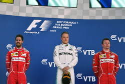 Podium: 1. Valtteri Bottas, Mercedes AMG F1; 2. Sebastian Vettel, Ferrari; 3. Kimi Räikkönen, Ferrar