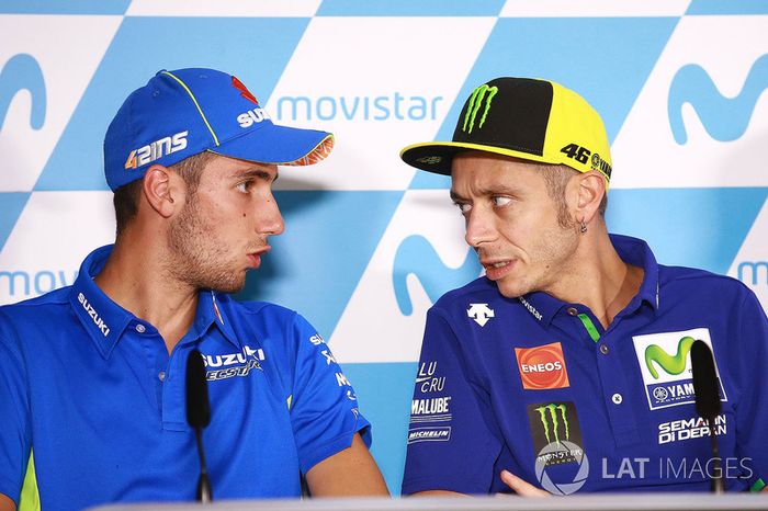 Alex Rins, Team Suzuki MotoGP, Valentino Rossi, Yamaha Factory Racing