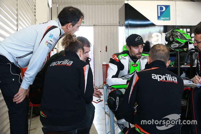 Eugene Laverty, Aprilia equipo de prueba