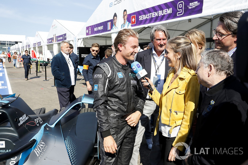 Nico Rosberg, Formula 1 World Champion, Formula E investor, with the new Gen2 Formula E Car