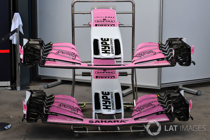 Force India VJM11 nose and front wings