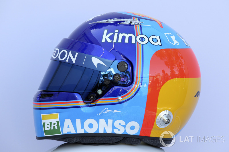 Fernando Alonso, McLaren helmet