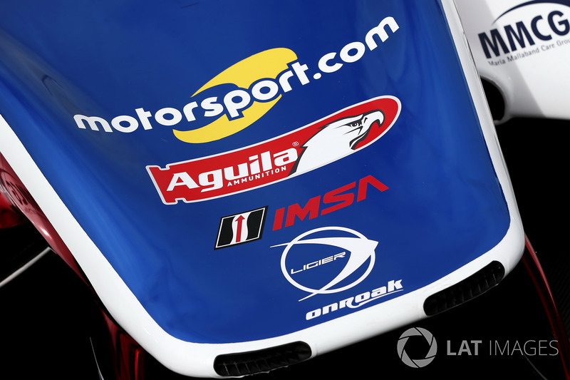 Détail de la #32 United Autosports Ligier LMP2: Will Owen, Hugo de Sadeleer, Paul Di Resta, Bruno Senna