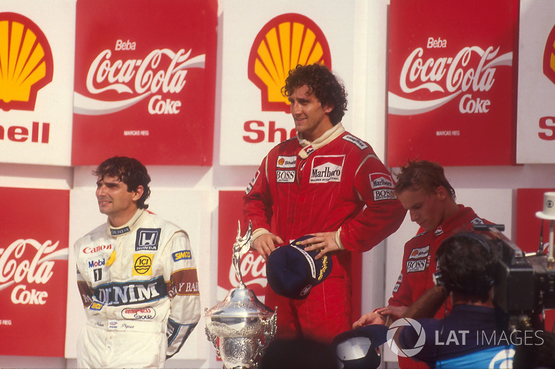 Podium: 1. Alain Prost, McLaren; 2. Nelson Piquet, Williams; 3. Stefan Johansson, McLaren