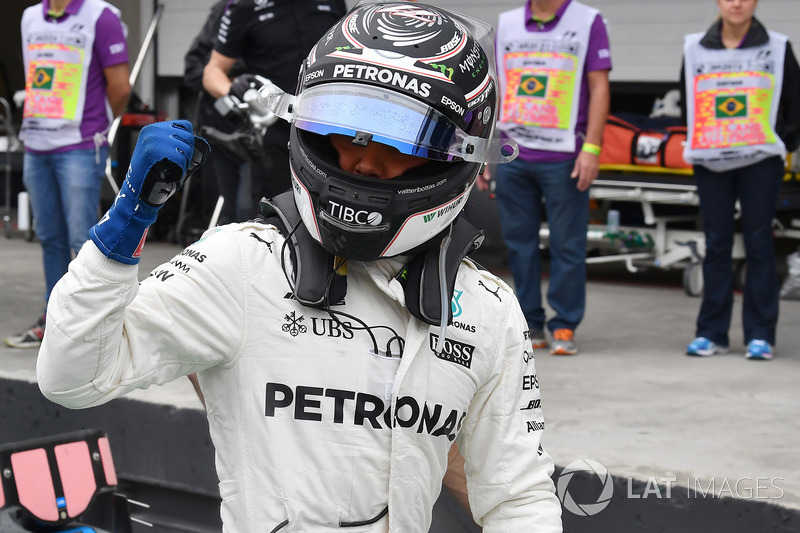 Pole Valtteri Bottas, Mercedes AMG F1, parc ferme