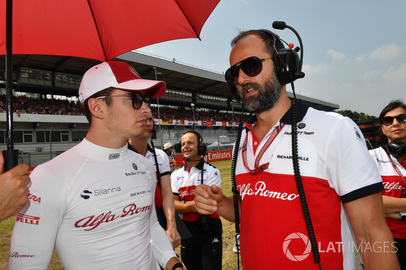 Charles Leclerc, Sauber on the grid