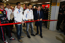 WRC drivers, including Thierry Neuville, Andreas Mikkelsen and Sébastien Ogier, open the show