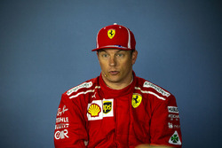 Kimi Raikkonen, Ferrari, basın toplantısında