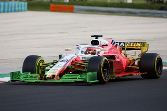 Robert Kubica, Williams FW41, avec de la peinture flow-viz