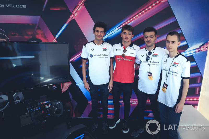 Charles Leclerc, Sauber dan pembalap eSport