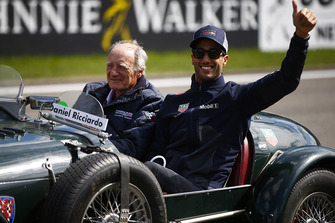 Daniel Ricciardo, Red Bull Racing, lors de la parade des pilotes