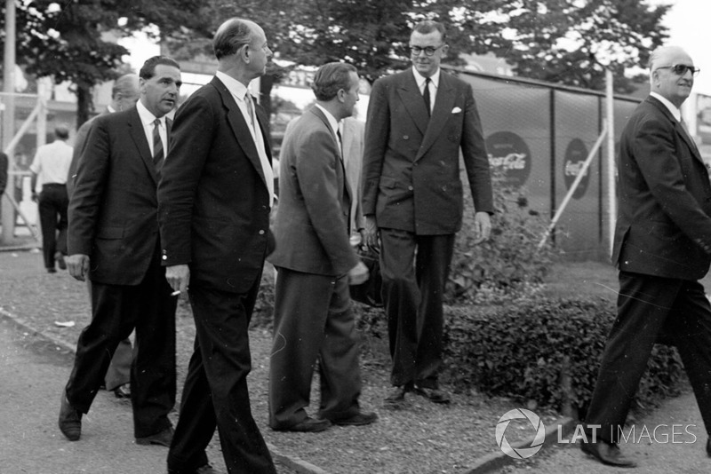 John Cooper, Boss Cooper Car Co., Raymond Mays, Boss BRM, Colin Chapman, Boss del Team Lotus, Lofty England, Boss Aston Martin ed Enzo Ferrari, Scuderia Ferrari