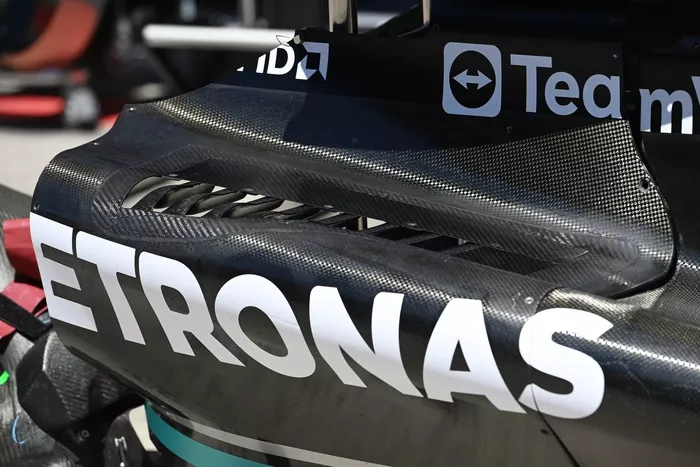 Mercedes W14 detalles técnicos